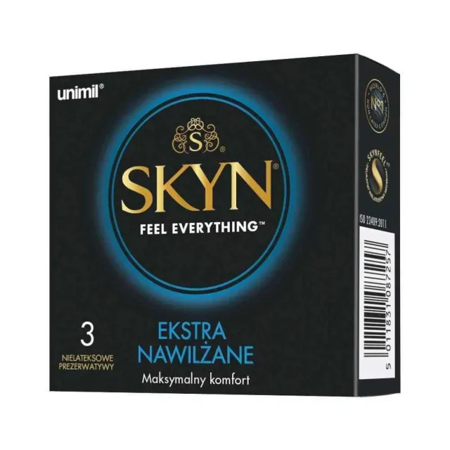 Презервативы Unimil Skyn Elite Extra Nawilżenie, 3 шт