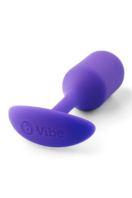 Анальная пробка B-Vibe Snug Plug 2, 10.5 см (фиолетовый)