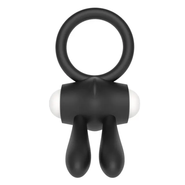 Віброкільце LoveToy Power Clit, 7,5 см (чорний)