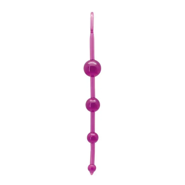 Toyz4lovers Timeless Jelly - Koraliki analne, Fioletowy, 20 cm