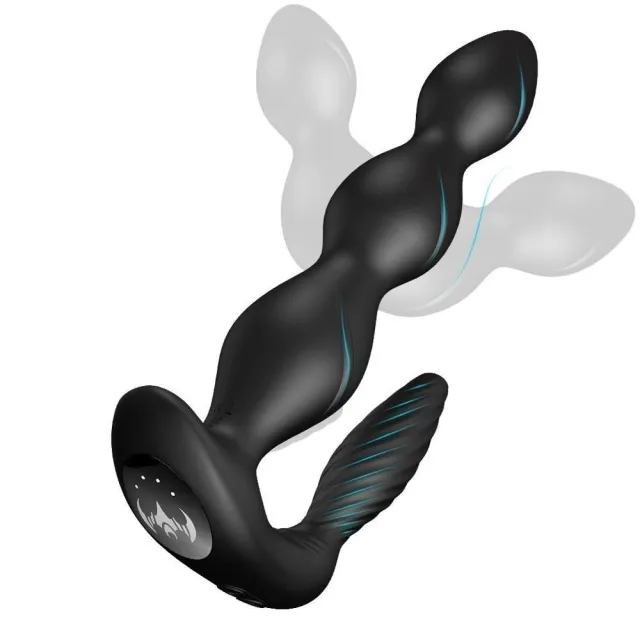 Стимулятор простаты B - Series Joy Maxfun, 17 см (черный)