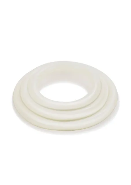 CalExotics Tri-Rings - Pierścień erekcyjny, Biały, 6 cm