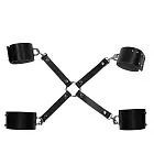 Фиксаторы с наручниками BDSM Domluxe (черный)