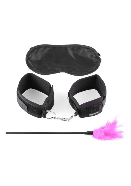 Набор BDSM Pipedream Fetish Fantasy Series Sensual Seduction Kit, 3 предмета (черный)