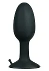 Backdoor Friend Small - Korek analny, Czarny, 9 cm