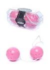 Вагинальные шарики Boss Series Duo Balls, 21 см (розовый)