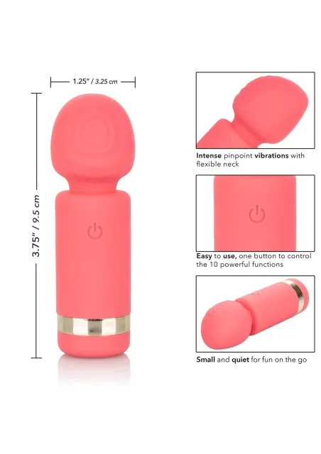 Вибратор CalExotics Slay Exciter, 9,5 см (персиковый)