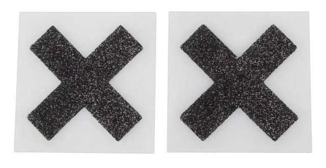 Наклейки на соски Cottelli Collection Nipple Sticker X (черный)