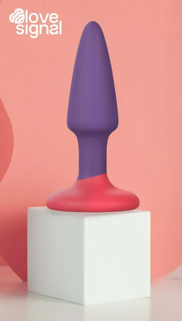 Анальная пробка Dream Toys Bounce Buddy Small, 9 см (фиолетовый)