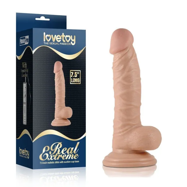 Фалоімітатор LoveToy Real Extreme, 19 см (тілесний)