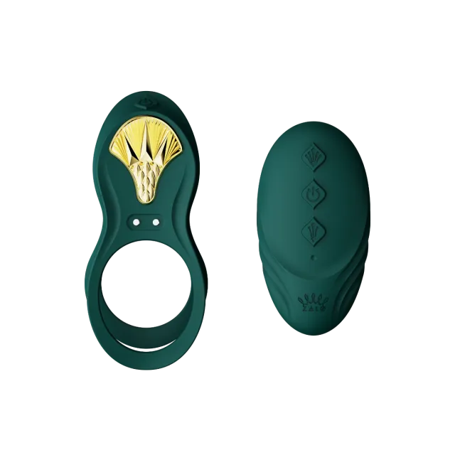 Zalo Bayek - Pierścień wibracyjny, Zielony, 8, 5 cm