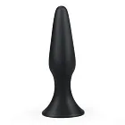Анальна пробка LoveToy Lure Me Large, 12.5 см (чорний)