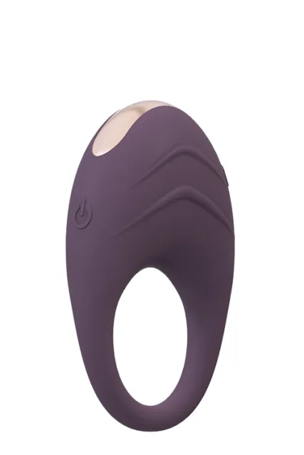 Эрекционное кольцо с вибрацией Dream Toys Aveta, 7 см (пурпурный)