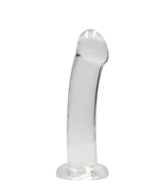 RealRock Crystal Clear 6.7" - Dildo, Przezroczysty, 17 cm