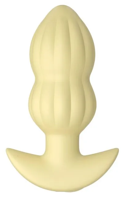 Анальная пробка Cuties Mini Butt Plug, 8 см (желтый)