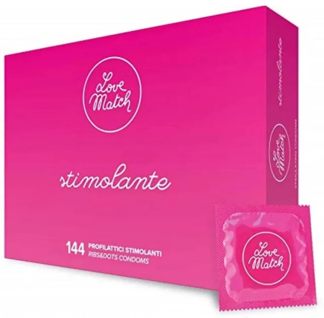 Презервативи Love Match Stimolante, 144 шт