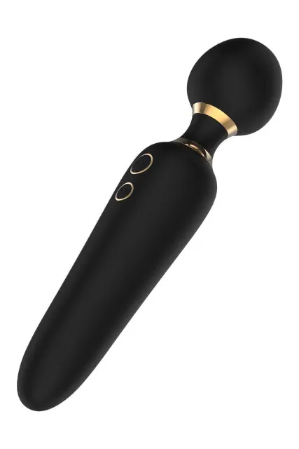 Вибромассажер Dreamtoys Elite Dual Wand Vibe, 23 см (черный)