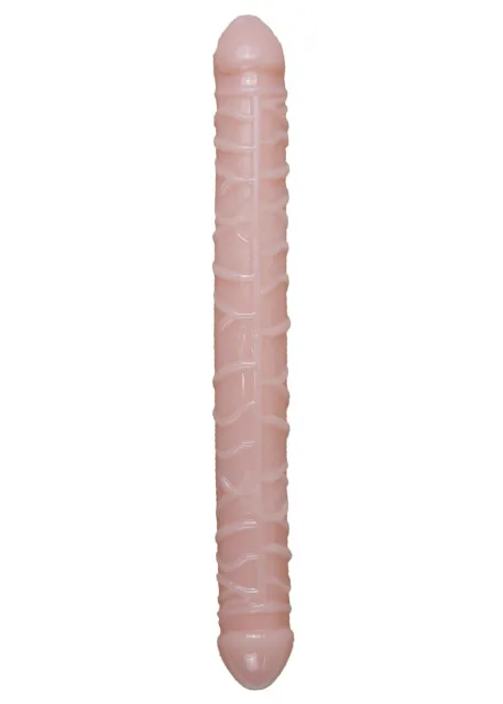 Двухсторонний фаллоимитатор B - Series EasyLove Flexible, 33.5 см (телесный)