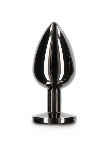 Анальна пробка Taboom Butt Plug With Diamond Jewel L, 9.5 см (чорний)
