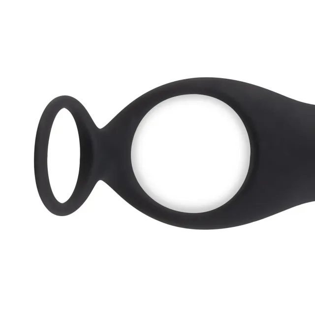 Стимулятор простаты Teazers Cock & Ball Ring, 7.5 см (черный)