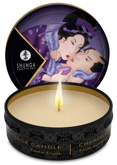 Массажная свеча Shunga Massage Candle Exotic Fruits, 30 мл