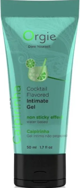 Orgie Lube Tube Cocktail Caipirinha - Lubrykant na bazie wody, Caipirinha, 50 ml