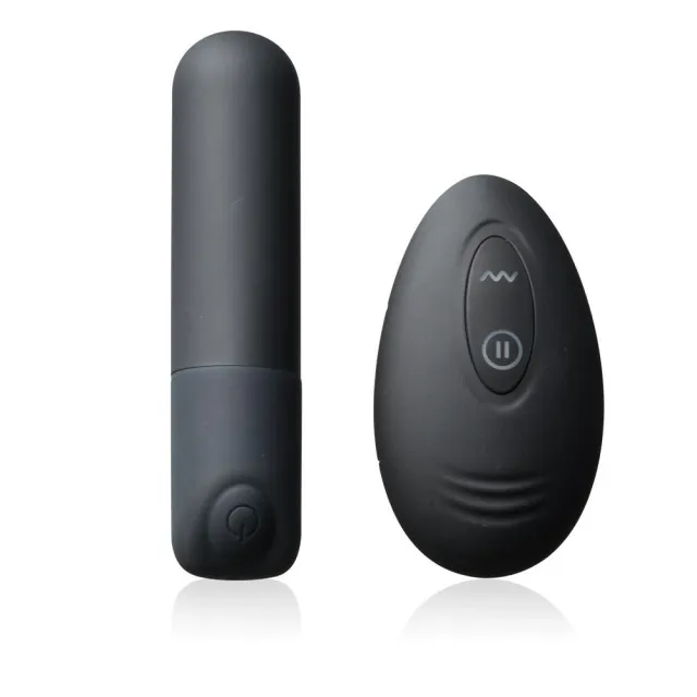 Міні-вібратор Inty Toys Pulse, 12 см (чорний)