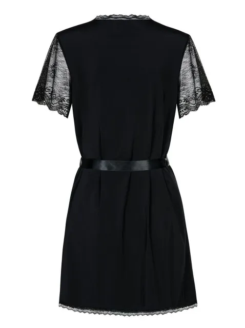Сексуальный комплект Obsessive Miamor Robe, L/XL (черный)