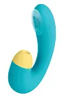 Pleasures Premium Blizzard - Bezdotykowy stymulator łechtaczki z wibracjami, Turkus, 14, 6 cm