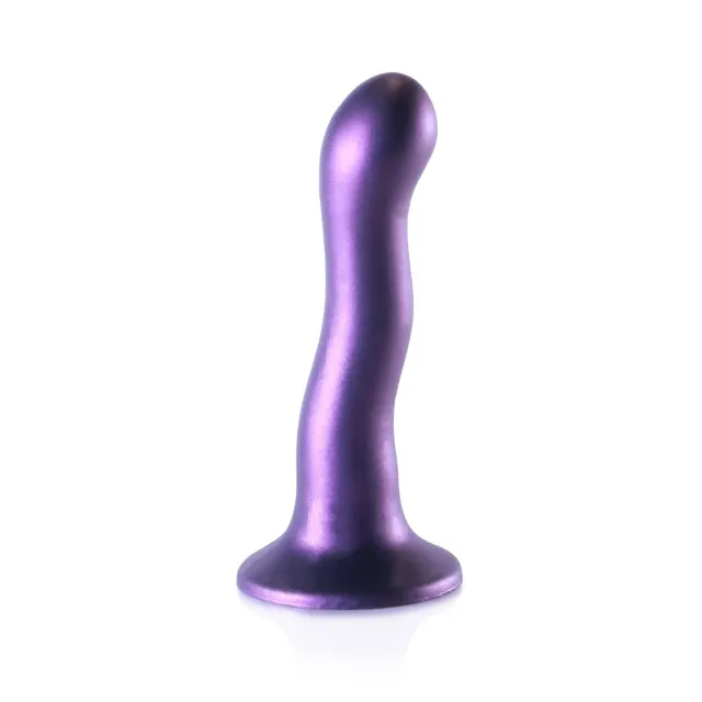Ouch! Curvy G-Spot Dildo 7'' - Dildo, Fioletowy, 17 cm