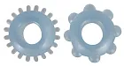 Набір ерекційних кілець для пеніса Cock Ring Set, 2 шт (блакитний)