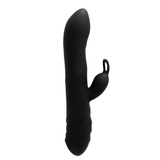 Alive Twister - Wibrator królik, Czarny, 23 cm