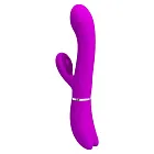 Вібратор-кролик Pretty Love Clitoris Vibrator, 20,8 см (фіолетовий)