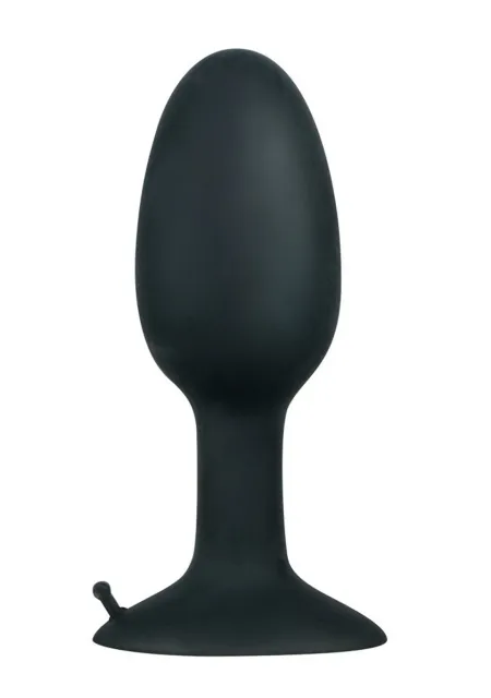 Backdoor Friend Medium - Korek analny, Czarny, 11 cm
