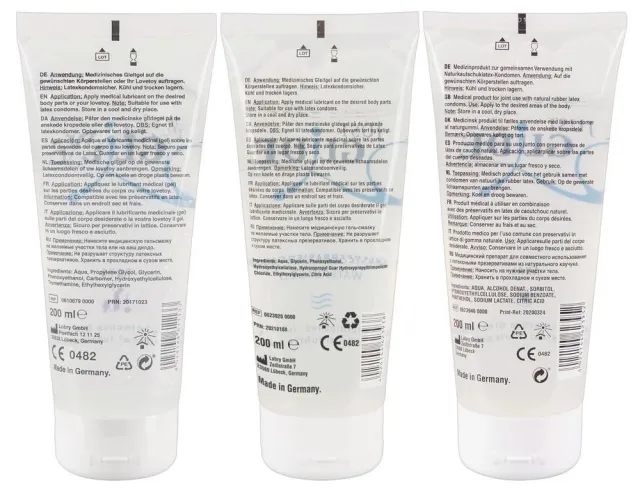 Just Glide - Zestaw lubrykantów na bazie wody, Bezzapachowy, 200 ml