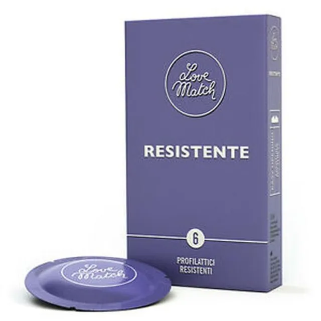 Презервативи Love Match Resistante, 6 шт