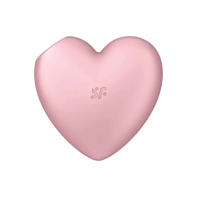 Вакуумний стимулятор клітора з вібрацією Satisfyer Cutie Heart (рожевий)