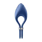 Ерекційне кільце Satisfyer Duelist Ring Vibrato, 14,2 см (синій)