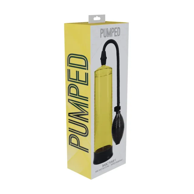 Помпа для пениса Pumped Basic Pump 1, 31 см (желтый)