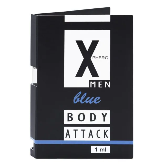 Мужские духи с феромонами X-Phero Body Attack Blue, 1 мл