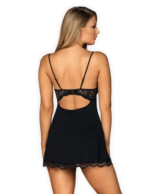 Комплект Obsessive Luvae, S/M (черный)