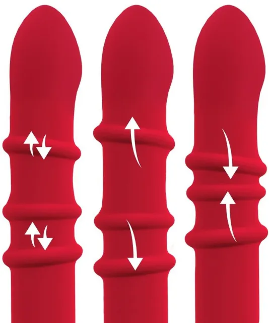 Вибратор-кролик You2Toys Double Bunny, 23.7 см (красный)