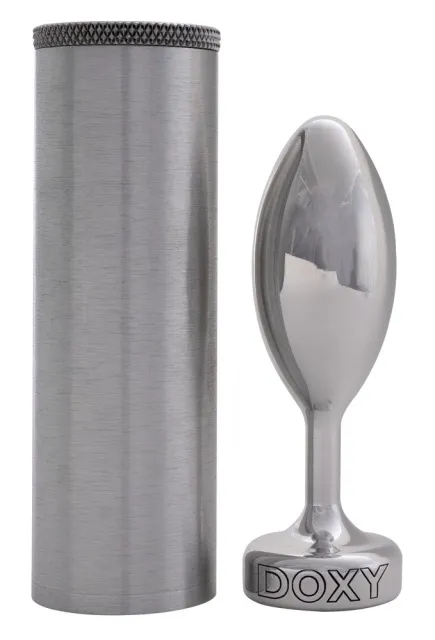 Анальна пробка Doxy Butt Plug Smooth, 11 см (сріблястий)
