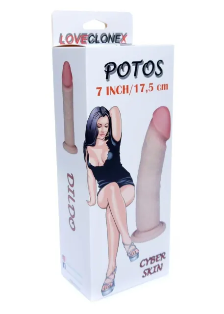 Фаллоимитатор Boss Potos Loveclonex 7, 20,5 см (телесный)