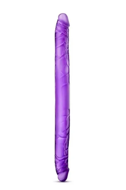 Двухсторонний фаллоимитатор B Yours 16 Inch Double Dildo, 40.6 см (фиолетовый)