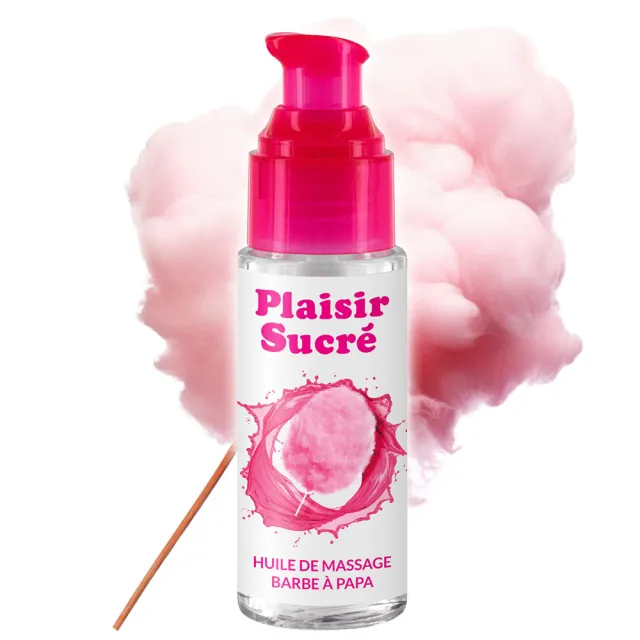 Plaisire Secret Huile De Massage Barbe A Papa - Olejek do masażu, Wata cukrowa, 50 ml