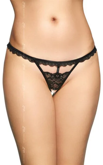 Трусики-стринги SoftLine G-String 2500, M/L (черный)