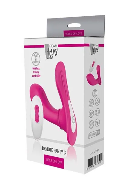 Вибратор Dream Toys Vibes of Love Remote G, 11 см (фуксия)