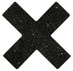 Наклейки на соски Cottelli Collection Nipple Sticker X (чорний)