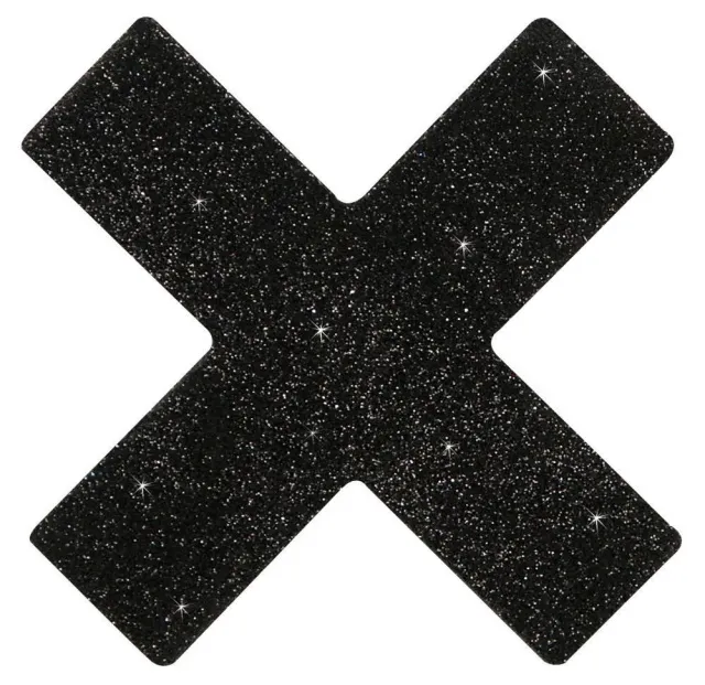Наклейки на соски Cottelli Collection Nipple Sticker X (чорний)